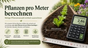 Pflanzen pro Meter berechnen