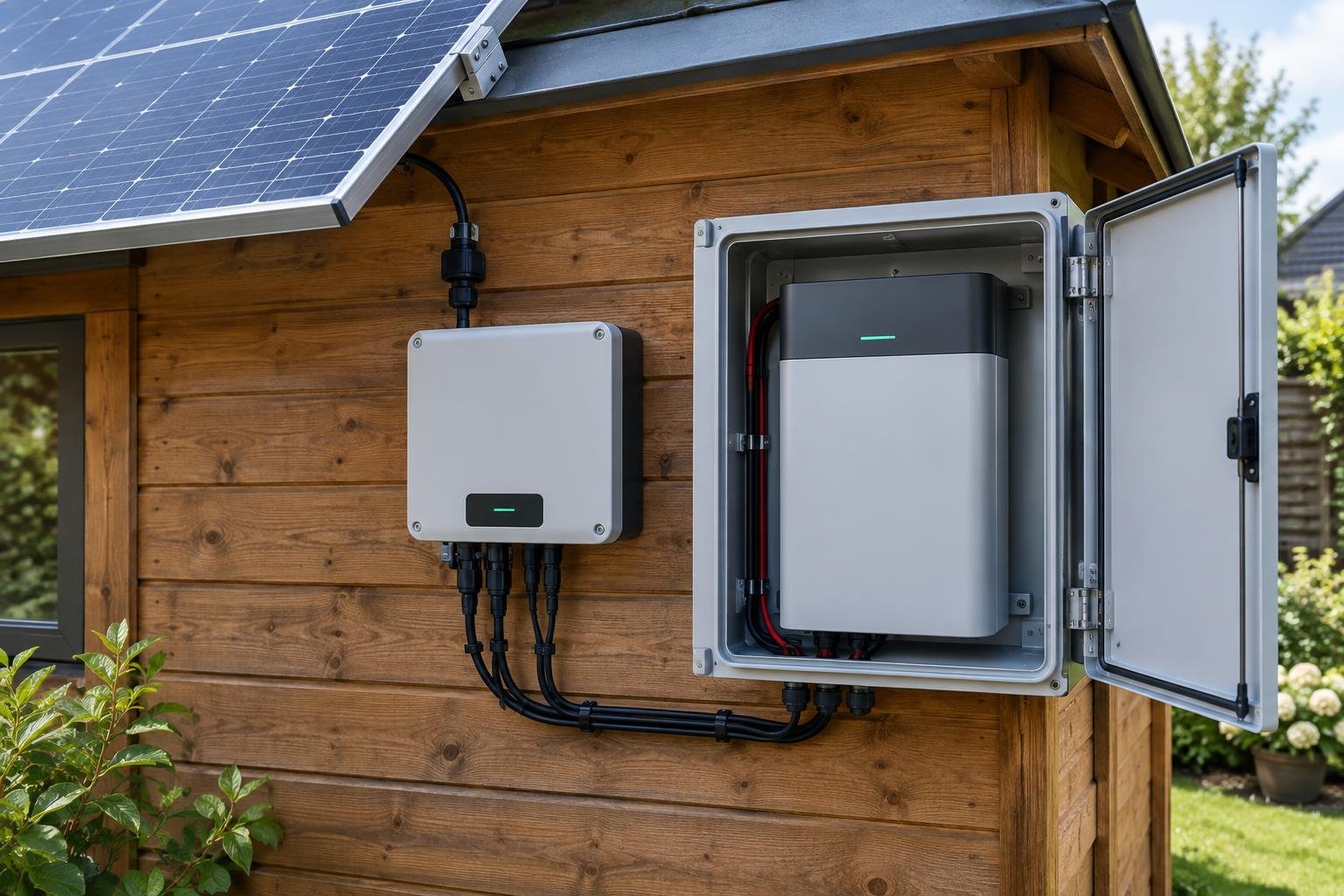 Symbolbild zu Eigenversorgung mit erneuerbarer Energie im Garten